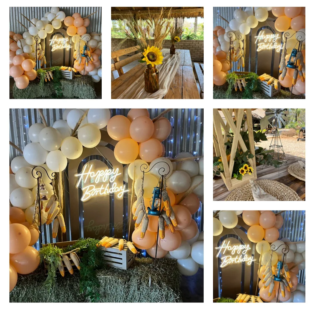 Colourful party setup at Hi5 Zambesi