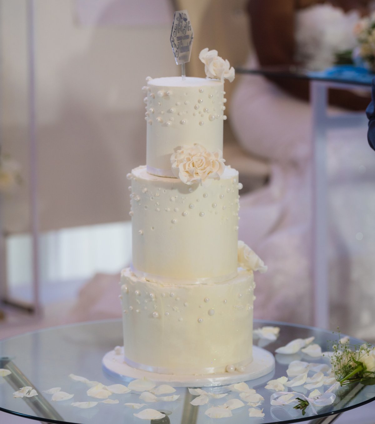 Wedding celebration detail at Olympus Manor