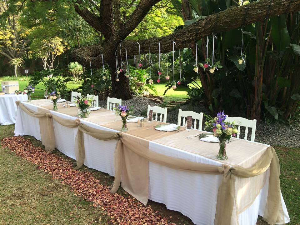 Country tables at Shere View